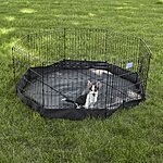 62&quot; MidWest Homes for Pets Octagon Exercise Pen Fabric Mesh Bottom $15 + Free Shipping w/ Prime or on $35+