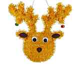 13&quot; Northlight Tinsel Reindeer Christmas Window Decoration (Indoor/Outdoor) $2.09 + Free Shipping