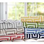 Pottery Barn: Greek Key Throw $15.99 + FS Today Only (was $79)