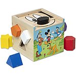 Melissa & Doug Wooden Shape Sorting Cubes $7 + Free S&amp;H on $25+
