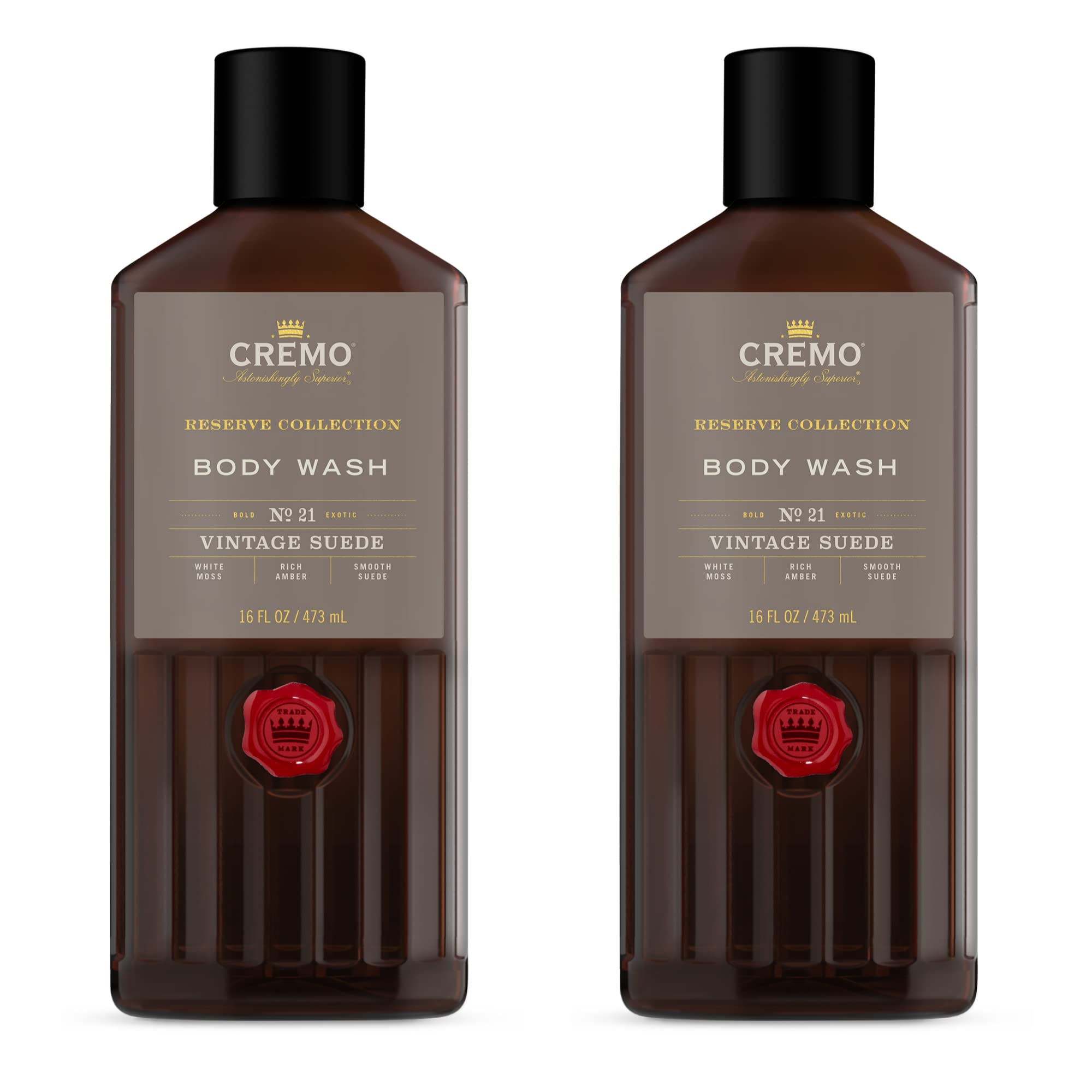 2-Count 16-Oz Cremo Rich-Lathering Body Wash (Vintage Suede) $11 ($5.49 Ea) w/ S&S + Free Shipping w/ Prime or on $35+