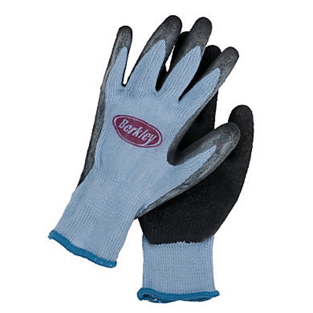 Berkley Coated Fishing Gloves (Blue/Grey, One Size) $2.75 + Free Shipping w/ Prime or on $35+