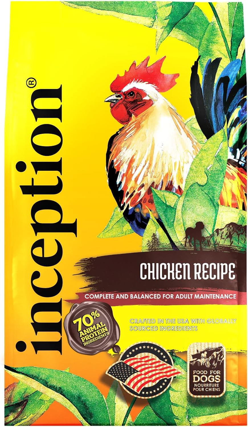 13.5-Lb Inception Dry Dog Food (Chicken Recipe, Legume Free) $17 + Free S&H w/ Prime or $35+