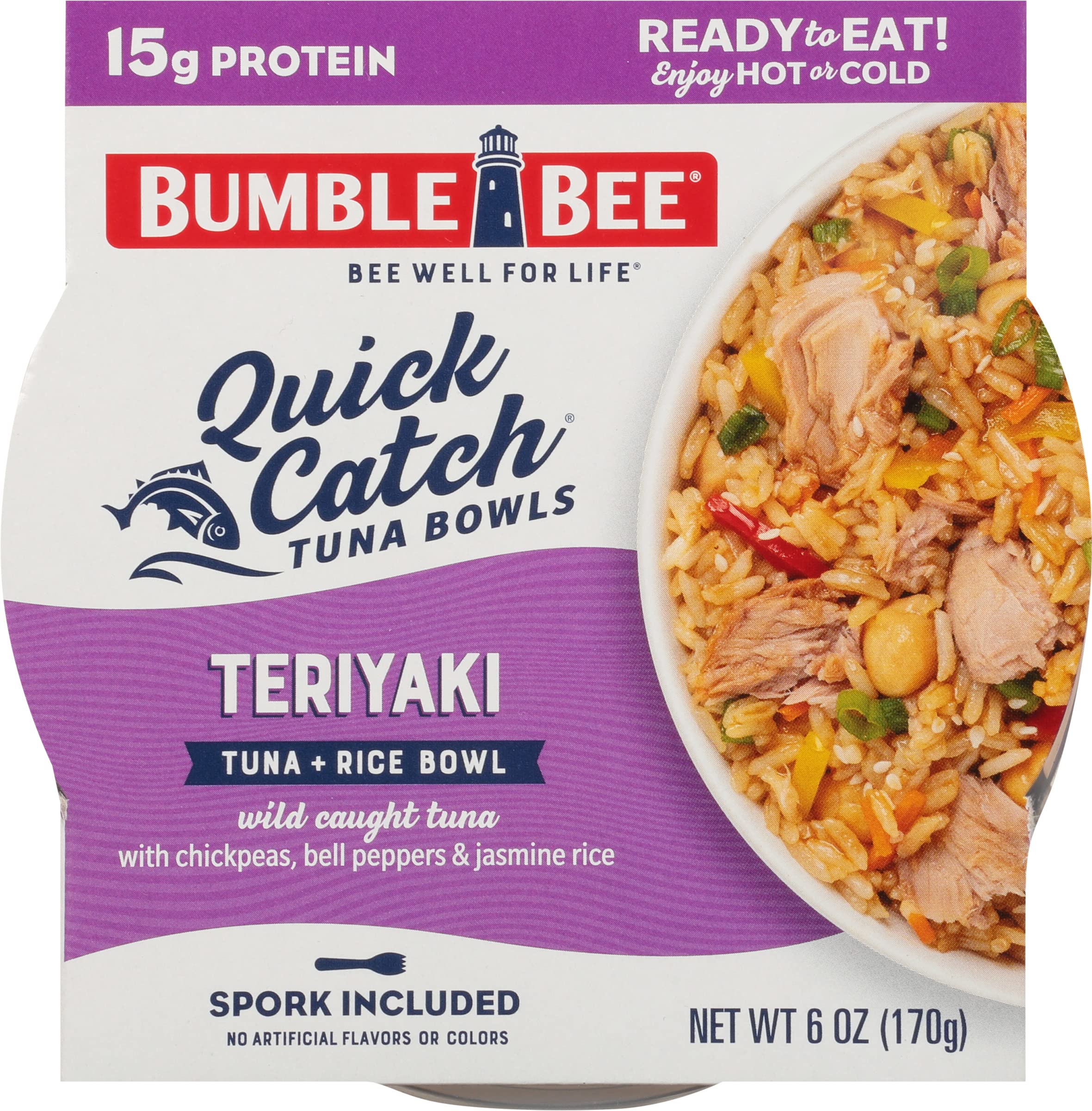 6-Pack 6-Oz Bumble Bee Quick Catch Teriyaki Tuna & Rice Bowl $10.75 w/ S&S + Fre S&H w/ Prime or $35+