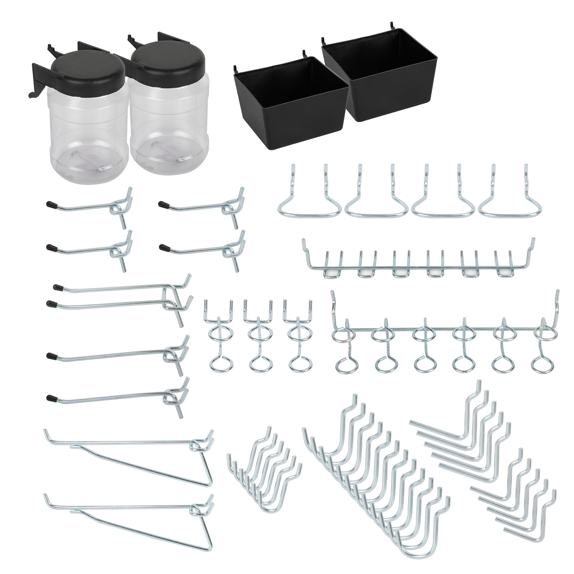 50-Piece Hyper Tough Pegboard Hook Kit for 1/8" & 1/4" Pegboard Holes $6.72 + Free S&H w/ Walmart+ or $35+