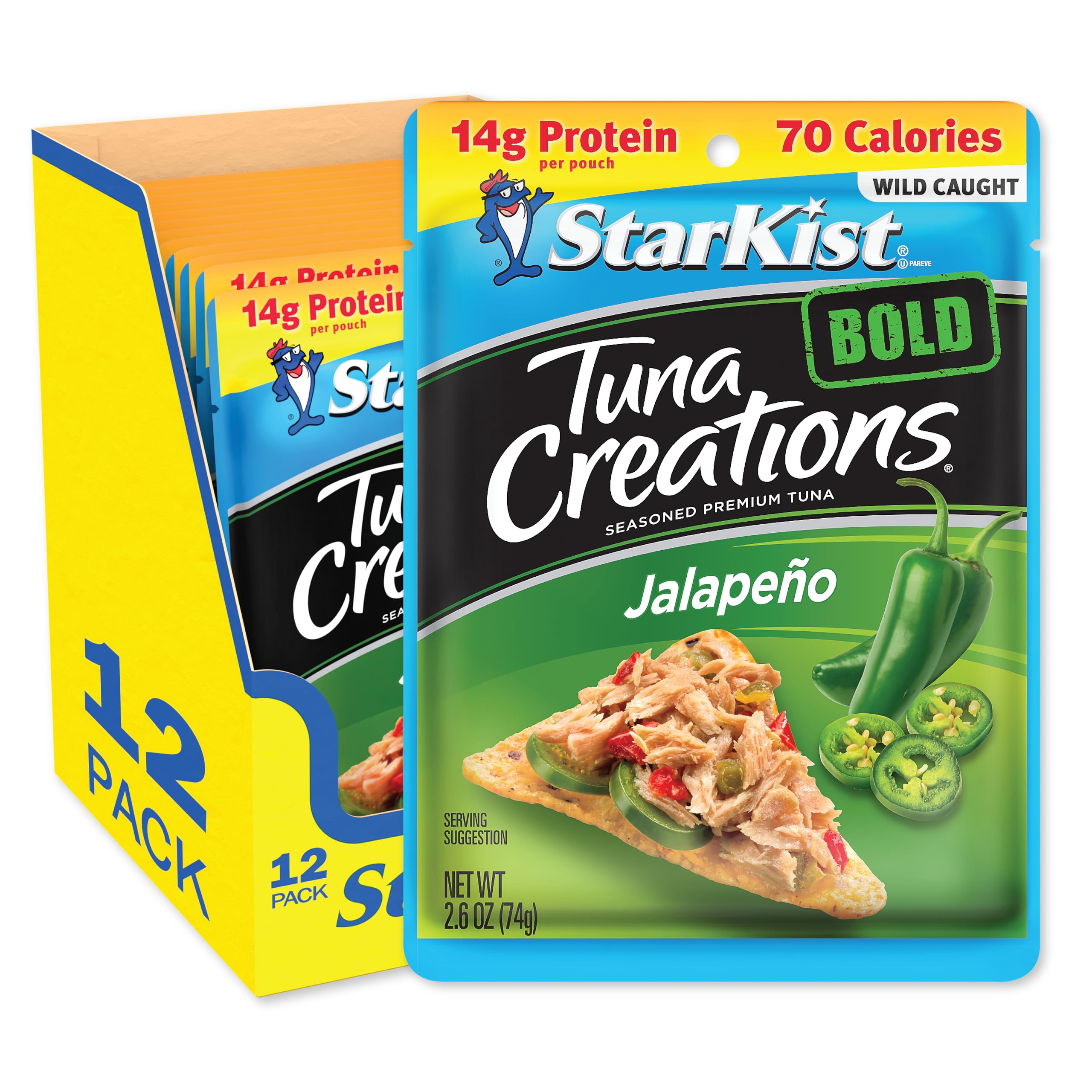 24-Pack 2.6-Oz StarKist Tuna Creations Bold (Jalapeño) $17.95 w/ S&S + Free Shipping w/ Prime or on $35+