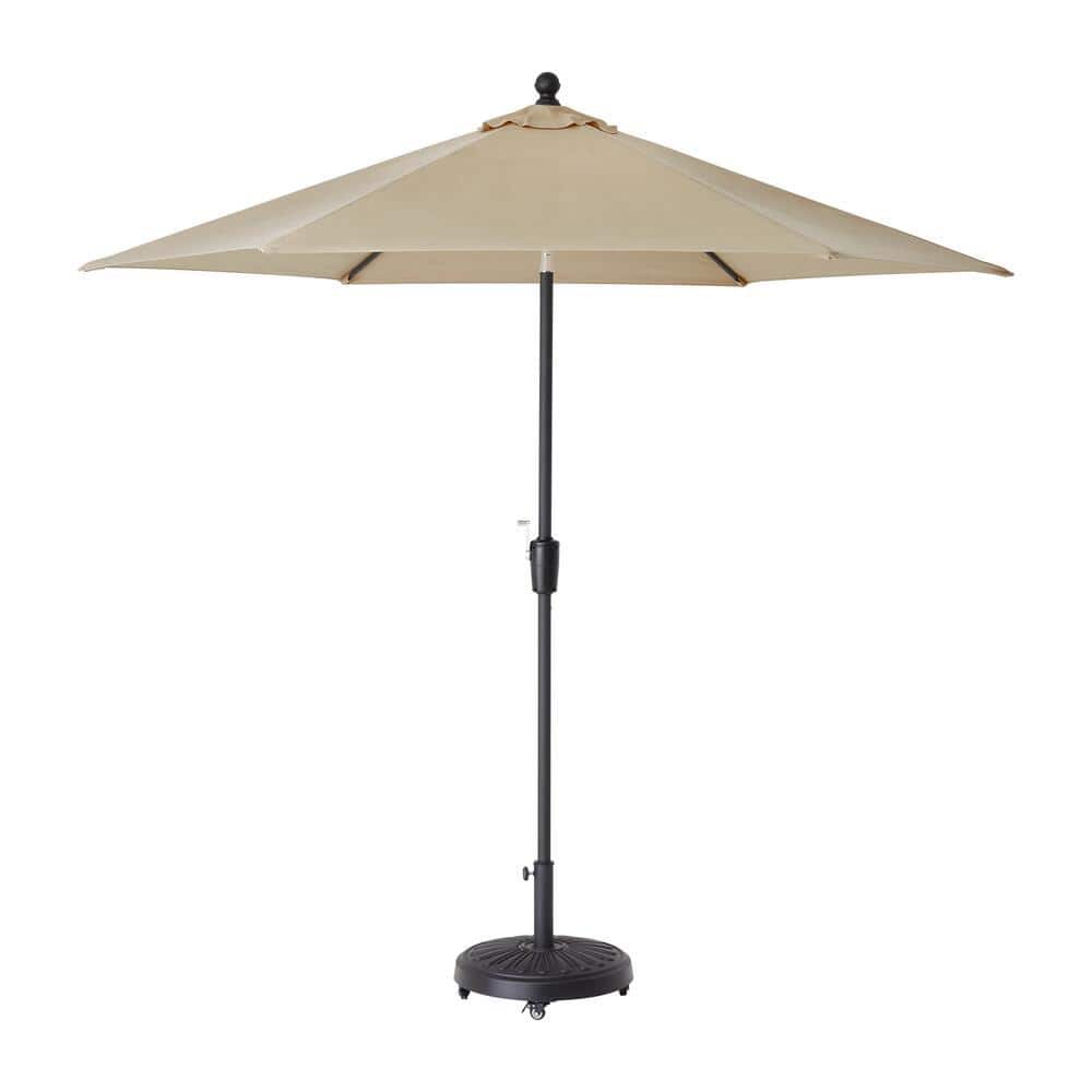 9' Home Decoratiors Collection Aluminum Market Auto Tilt Patio Umbrella (Sand) $99 + Free Shipping
