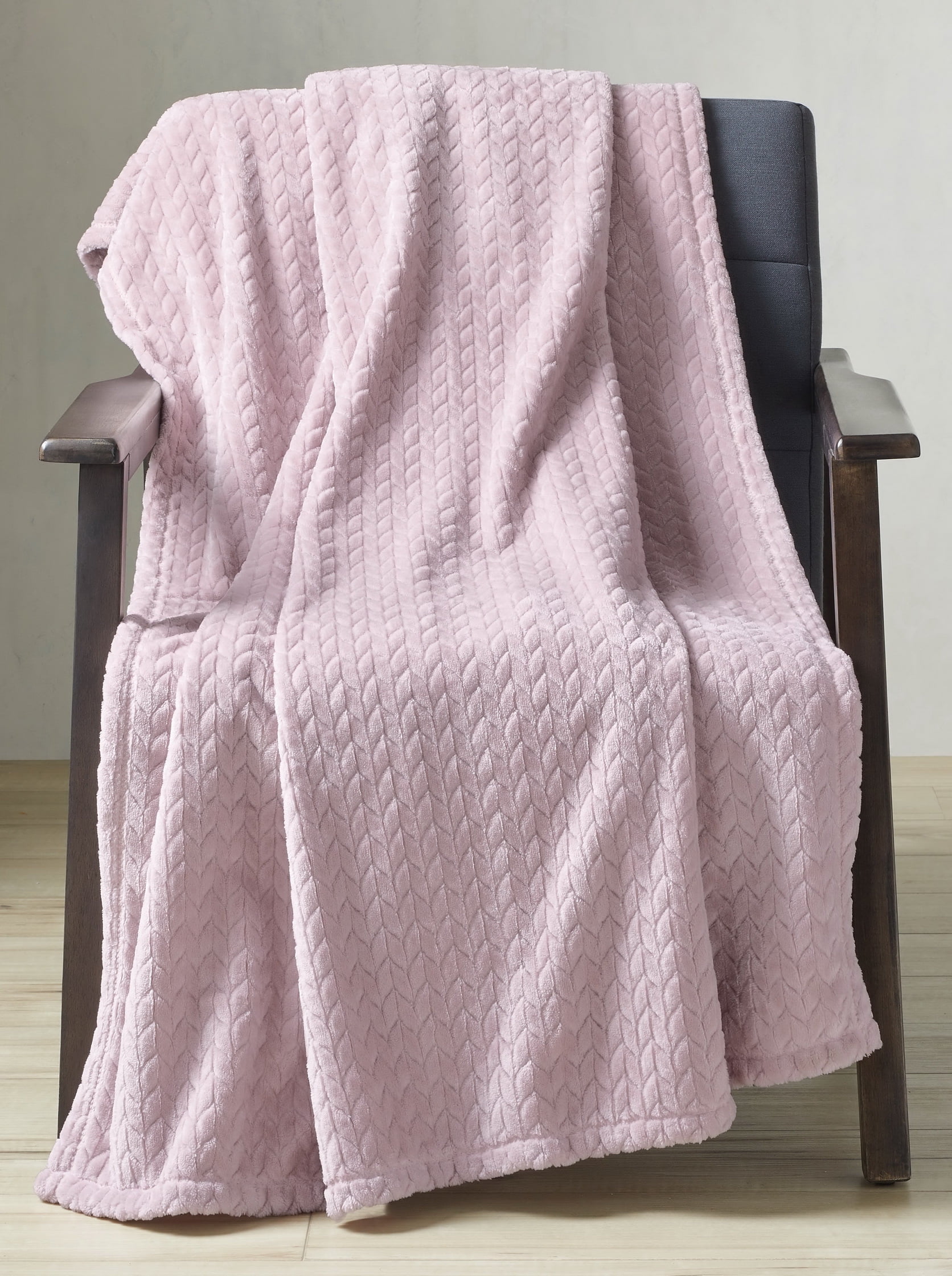 50" X 72" Better Homes & Gardens Velvet Plush Throw Blanket (Pink) $6.25 + Free S&H w/ Walmart+ or $35+