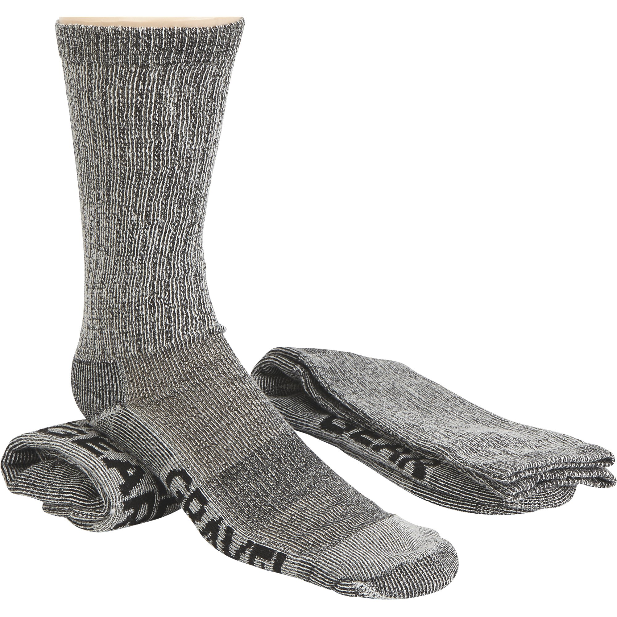 2-Pairs Gravel Gear Men's Merino Wool Blend Lightweight Crew Socks (Charcoal) $6 + Free Shipping