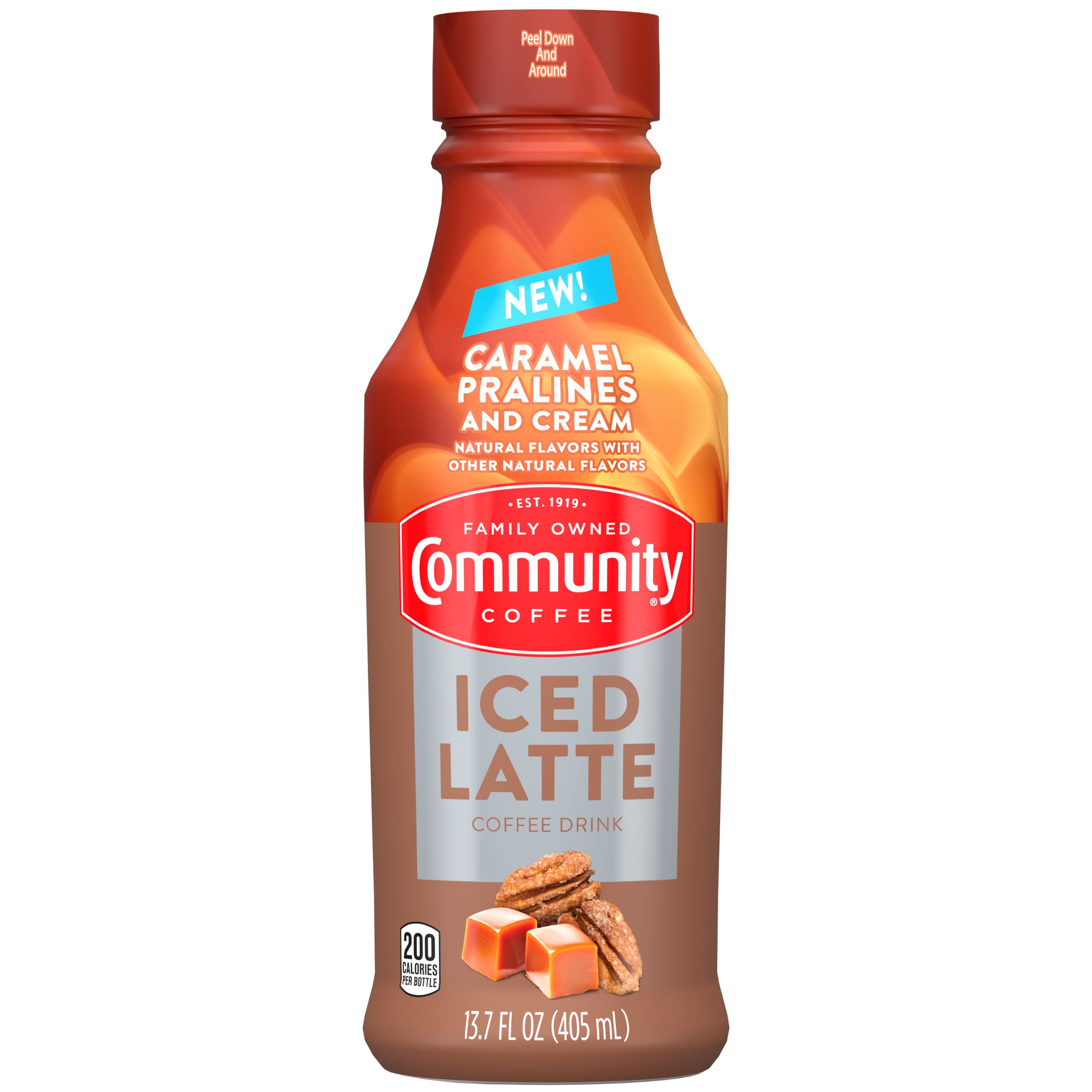 13.7-Oz Community Coffee Caramel Pralines and Cream Iced Latte  $1.39 w/ S&S + Free Shipping w/ Prime or on $35+