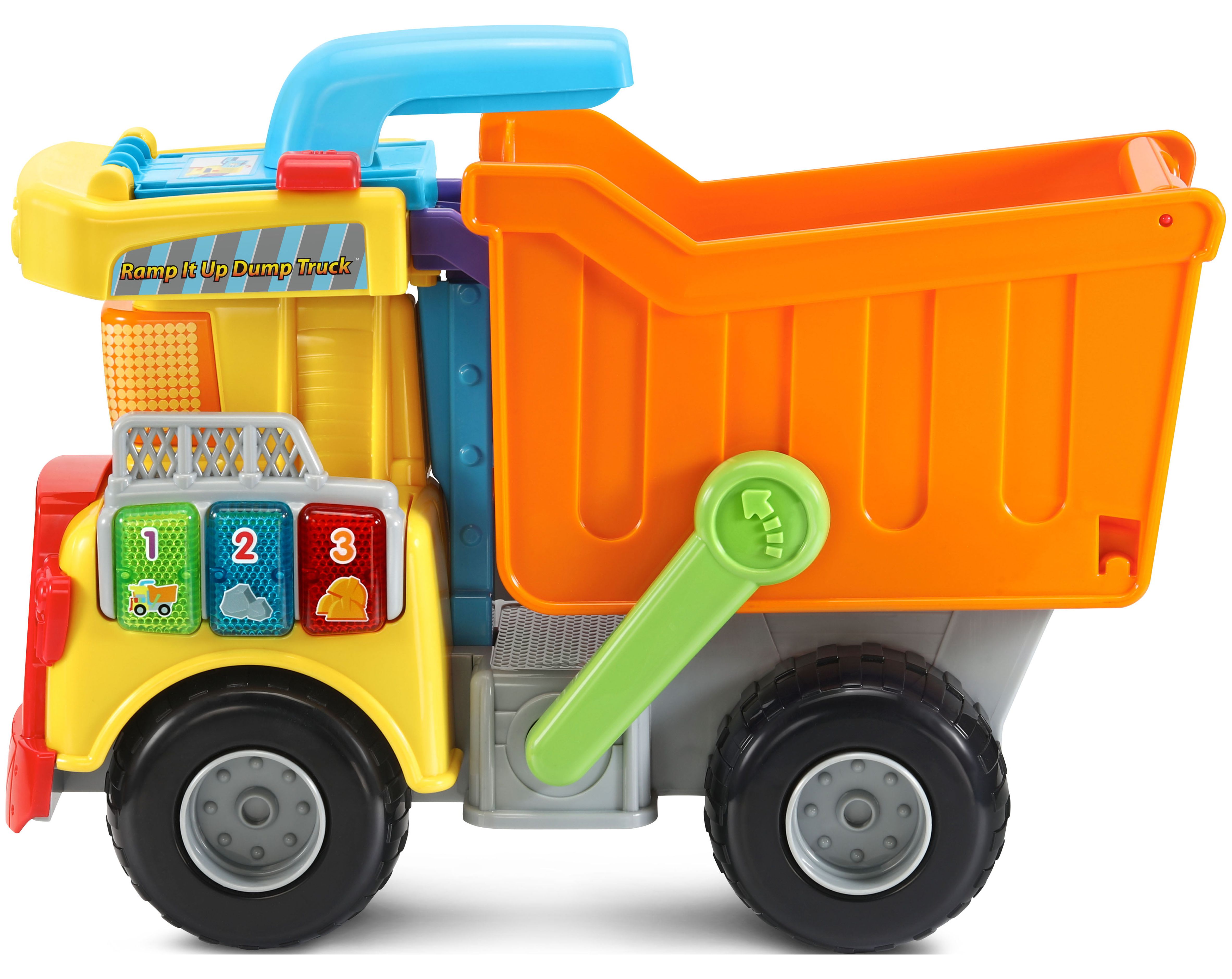 VTech Go! Go! Smart Wheels Ramp It Up Dump Truck w/ Accessories & 60+ Songs, Sounds & Phrases $15.65 + FS w/ Walmart+ or $35+