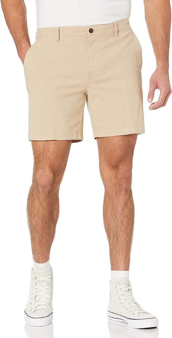 Amazon Essentials Men's Slim-Fit 11" Lightweight Comfort Stretch Oxford Shorts (Various Colors) $7.50 + Free Shipping w/ Prime or on $35+