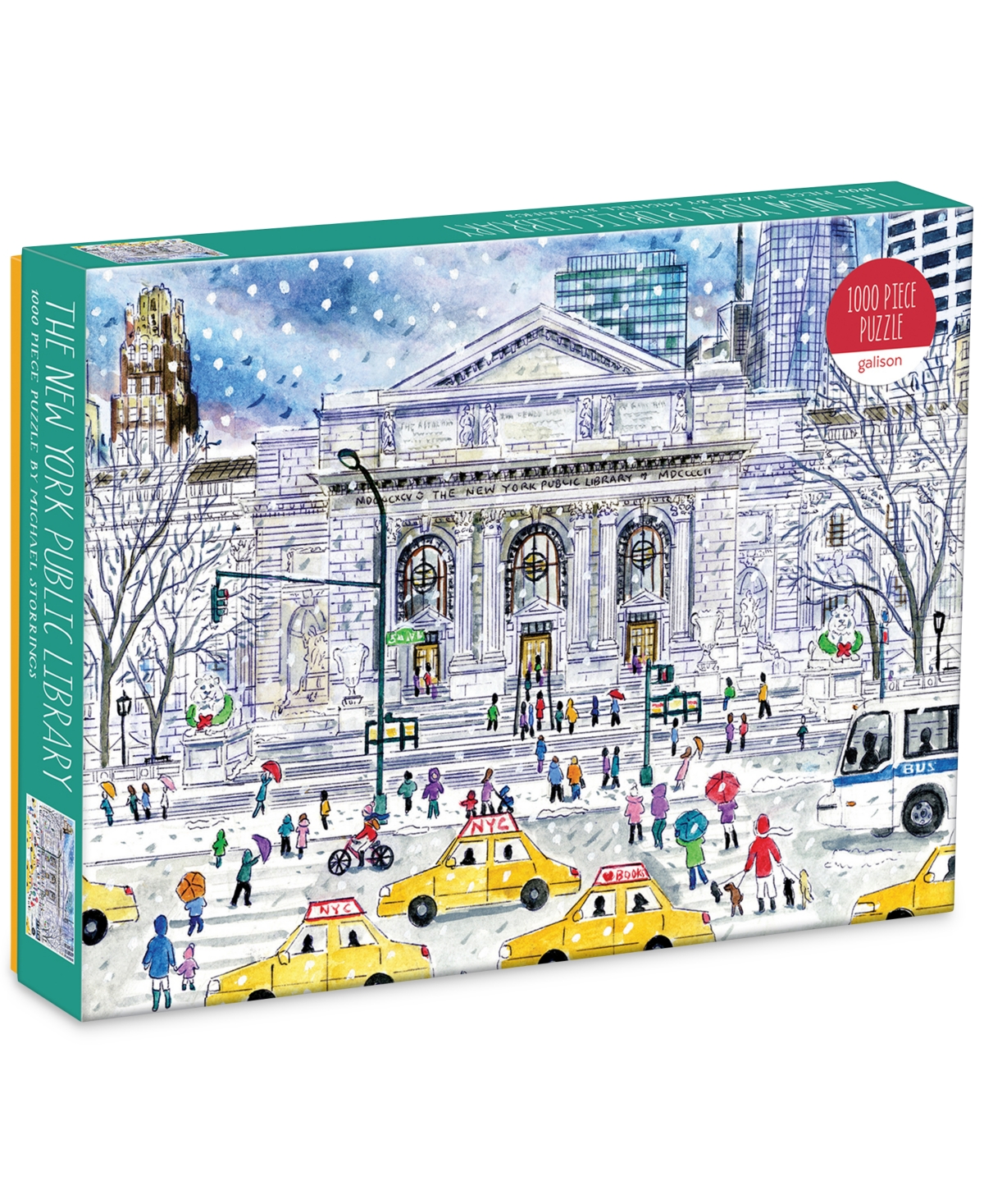1000-Piece Galison Jigsaw Puzzles (5th Avenue, Times Square & More) $4.25 each at Macy's w/ Free Store Pickup
