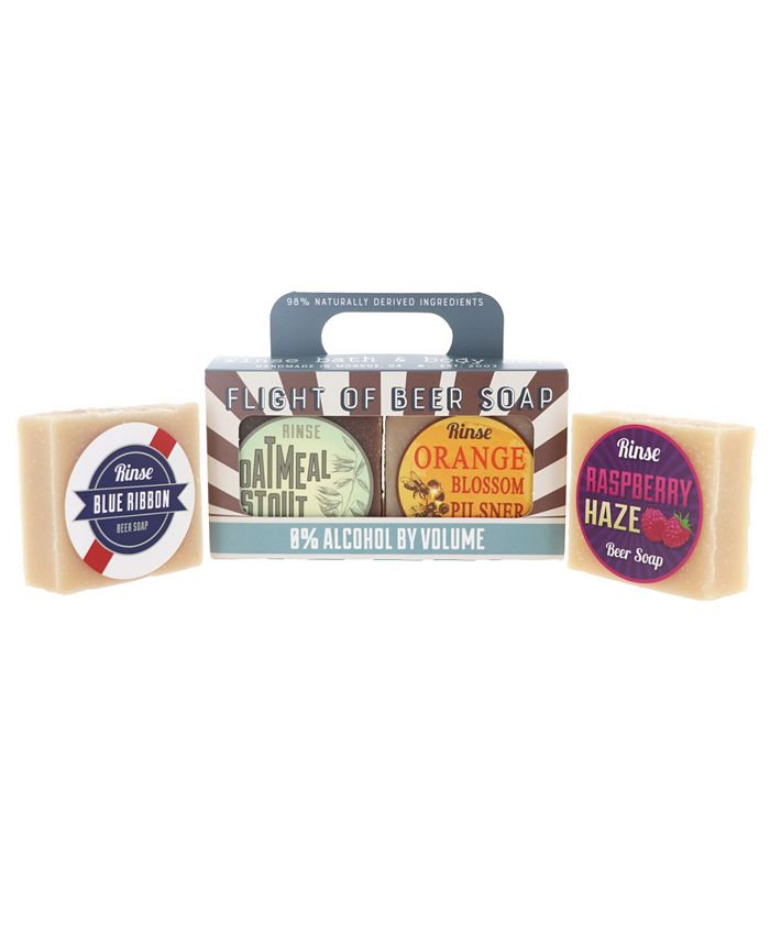 Rinse Bath & Body Co: 4-Piece Lavender Gift Bundle $6.45, 4-Piece Flight of Beer Soap $6.95 & More at Macy's w/ Free Store Pickup