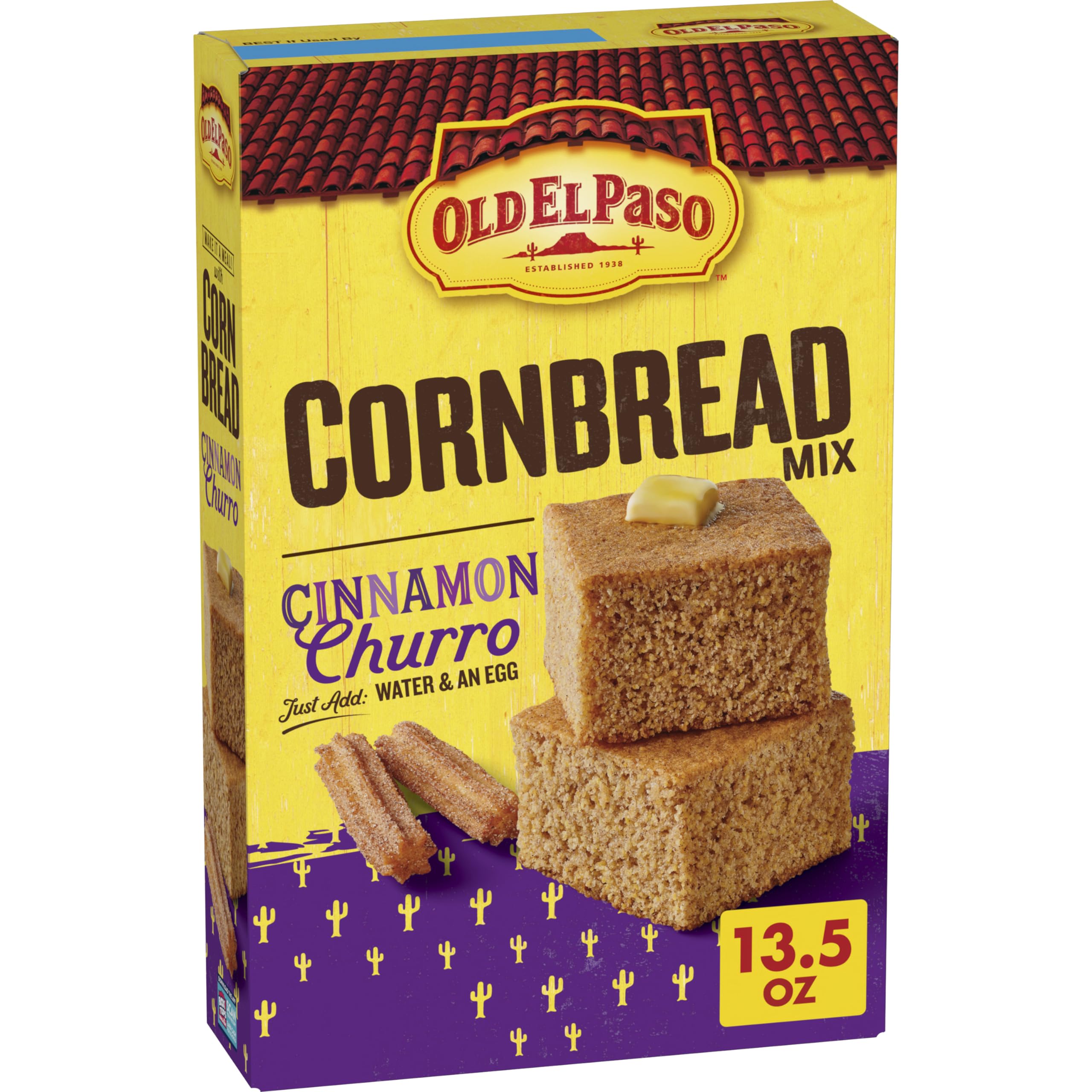 13 5 Oz Old El Paso Cornbread Baking Mix Cinnamon Churro 