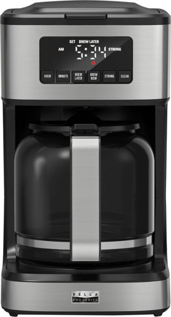 12-Cup Bella Pro Series Programmable Coffee Maker (Stainless Steel) $25 + Free Shipping