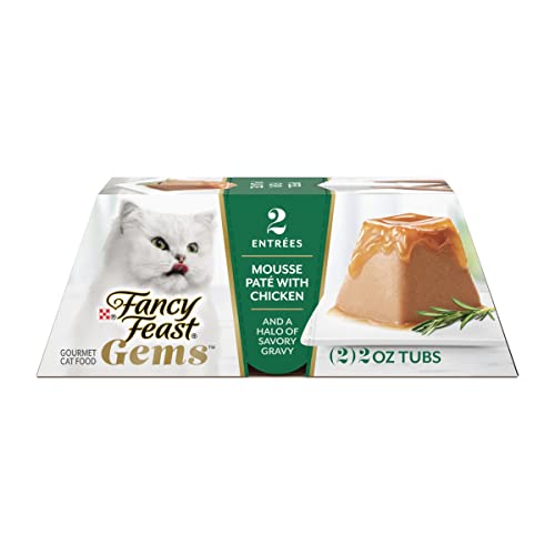 8-Pack 4-Oz Fancy Feast Gems Cat Food Mousse Pate & Gravy (Chicken) $7.50 w/ S&S + Free S&H w/ Prime or $35+