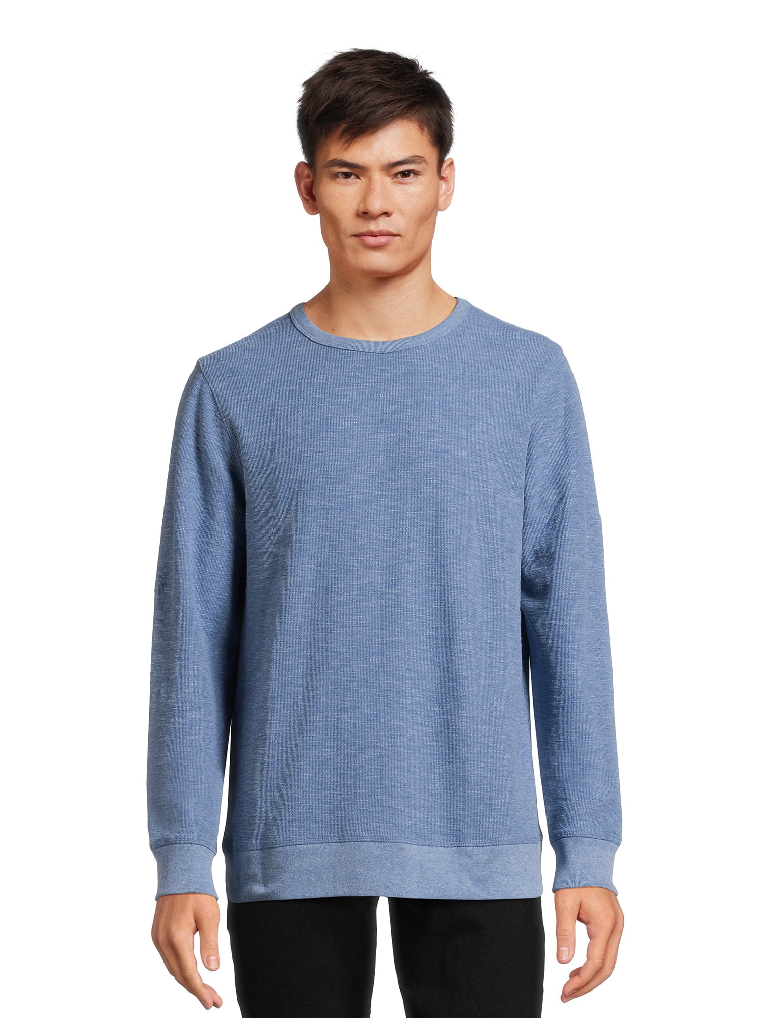 George Men’s & Big Men’s Lightweight Crewneck Shirt w/ Long Sleeves (4 Colors, Sizes S-3XL) $5.35 + Free S&H w/ Walmart+ or $35+