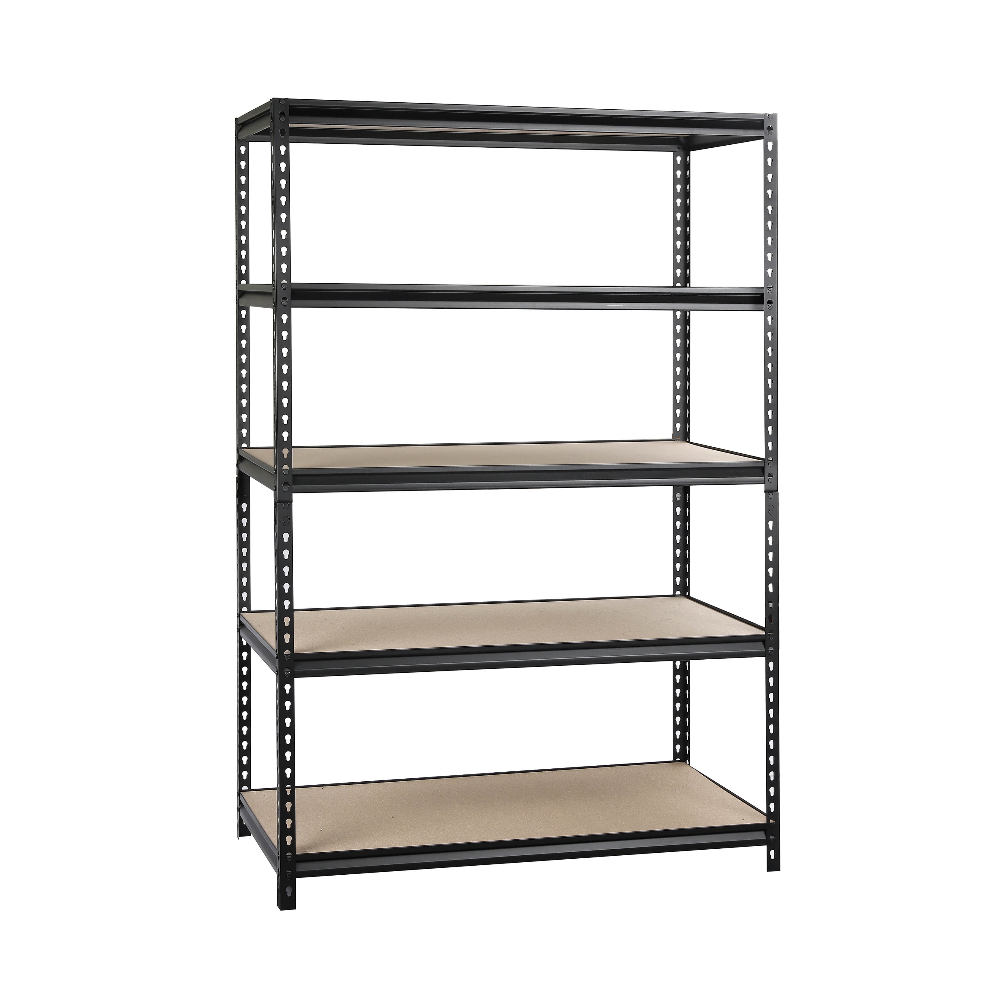 48 WORKPRO 5 Tier Freestanding Shelf W Particle Board Shelves 800 Lb 