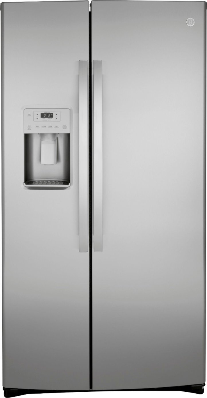 25.1 Cu. Ft. GE Side-By-Side Refrigerator (Fingerprint Resistant Stainless Steel) + $75 Best Buy Gift Card $1,200 + Free Store Pickup