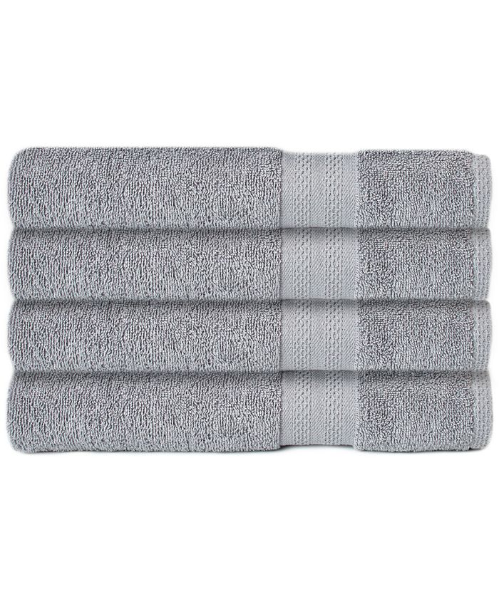 4-Piece Sunham Soft Spun Cotton Towel Set (Gray) $11 or 12-Piece Washcloth Set (Gray) $6 at Macy's w/ Free Store Pickup