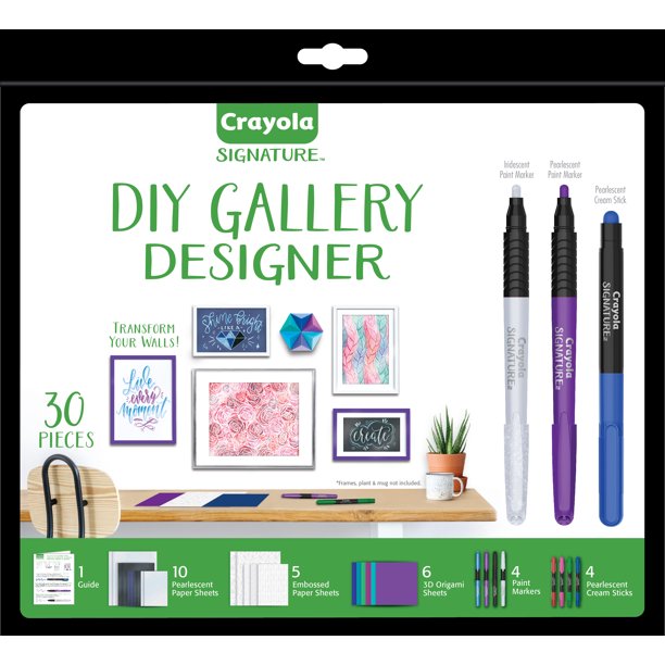 30-Piece Crayola Signature DIY Gallery Designer Art Set $8.85 + Free S&H w/ Walmart+ or $35+