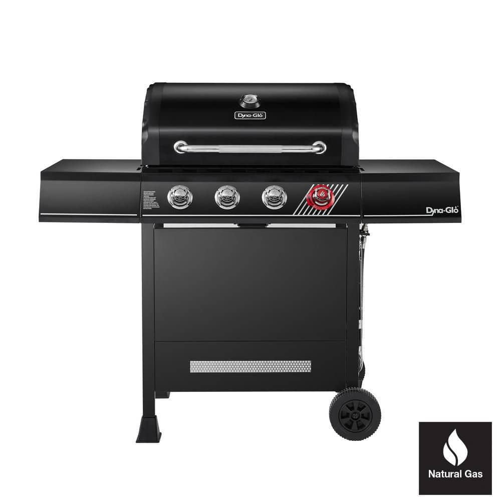 Dyna-Glo 4-Burner Natural Gas Grill in Matte Black $199 + Free Shipping