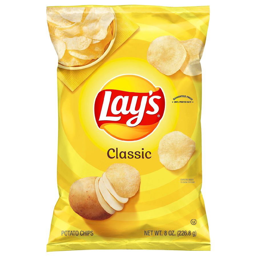 7.75-Oz Lay's Potato Chips (Various Flavors) 6 for $9.70 at Walgreens w/ Free Store Pickup on $10+