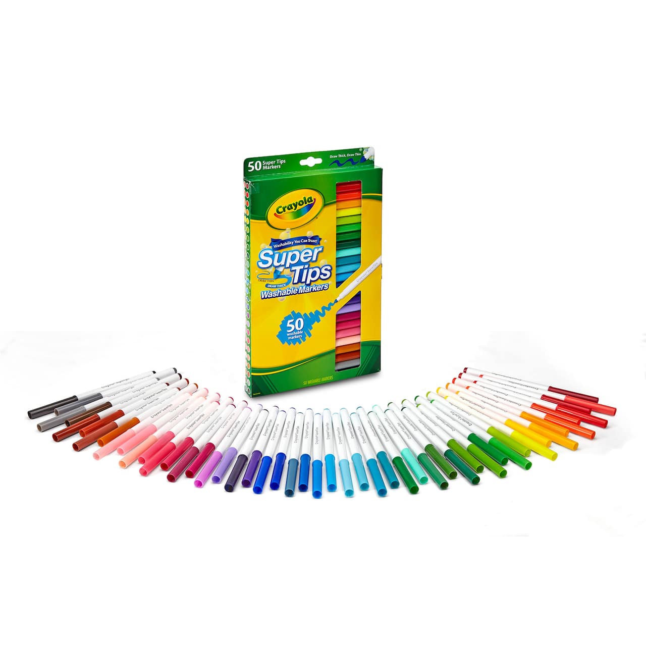 50-Pack Crayola Super Tips Washable Markers $6, 48-Pack Crayola Sidewalk Chalk $4.20 & More at Michaels w/ Free Store Pickup
