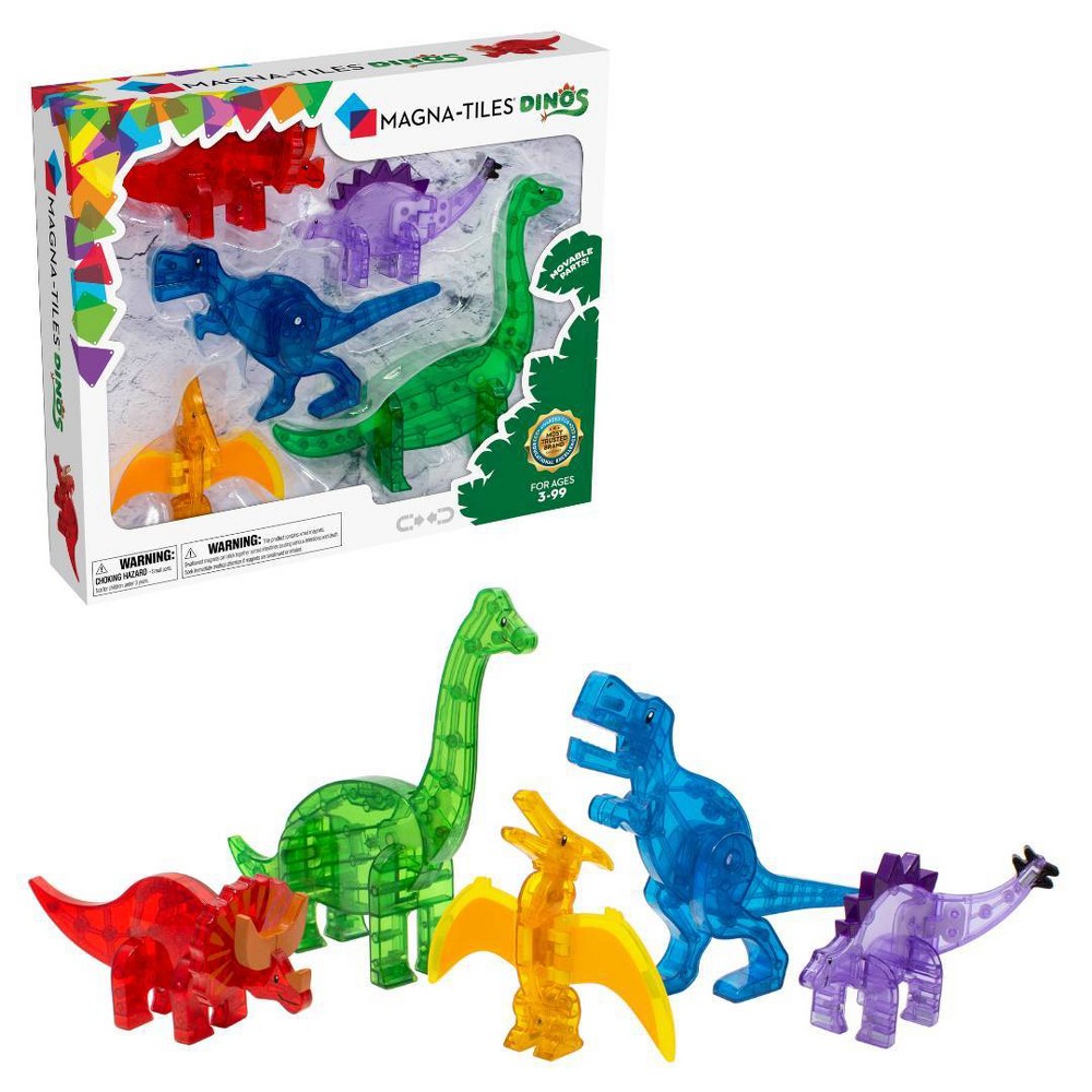 Magna-Tiles: 5-Piece Magnetic Dinos $30, 25-Piece Forest Animals $24 + Free Shipping on $35+