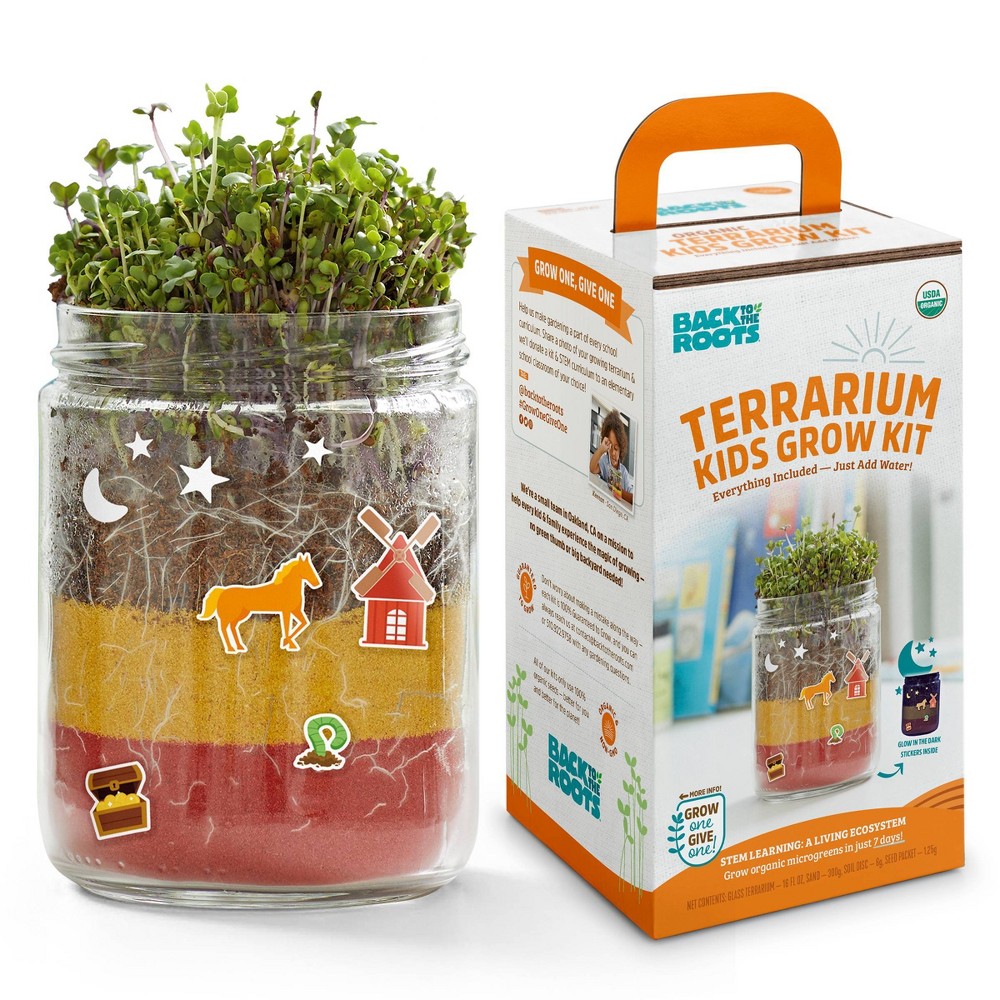 Back to the Roots Organic Terrarium Kids Grow Kit $3.90 at Target w/  FS on $35+