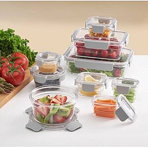 18-Piece Mainstays Tritan Food Storage Container Set w/ Clear Lids (9  Containers & 9 Lids) $10 + Free S&H w/ Walmart+ or $35+ (YMMV)