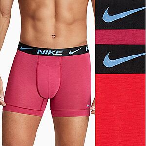 Nike 2Pk Dri Fit Relux Mens Active Underwears Size XL, Color: Grey