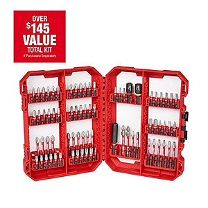 Milwaukee shockwave impact duty driver steel bit best sale set