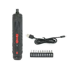 Hyper Tough 4 Volt Max Lithium Ion Cordless Screwdriver Angle or