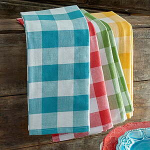 4-Pack The Pioneer Woman 100% Cotton Kitchen Towels (Charming Check) $  6.40  + Free S&H w/ Walmart+ or $  35+