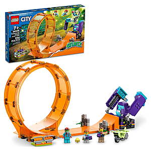 226-Piece LEGO City Stuntz Smashing Chimpanzee Stunt Loop Building Set $  19.65 + Free Shipping w/ Walmart+ or on $  35+