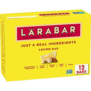 12-Count 1.6-Oz Larabar Fruit & Nut Bars (Lemon)
