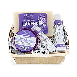 Rinse Bath & Body Co: 4-Piece Lavender Gift Bundle $  6.45, 4-Piece Flight of Beer Soap $  6.95 & More at Macy's w/ Free Store Pickup