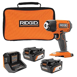 Ridgid 18V Cordless Compact Heat Gun w/ 2x 4.0Ah Batteries, Charger, & Bag $149 + Free Shipping