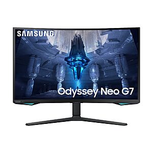 32" Samsung Odyssey Neo G7 4K UHD 165Hz 1ms G-Sync 1000R Curved Gaming Monitor $600 + Free Shipping