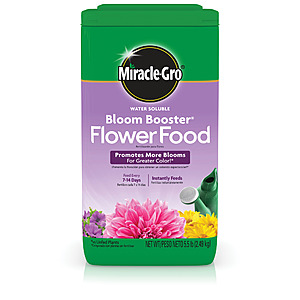 5.5-Lb Miracle-Gro Water Soluble Bloom Booster Granules Flower Food $13 at Lowe's w/ Free Store Pickup