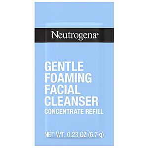 Neutrogena Gentle Foaming Facial Cleanser Concentrate Refill (7.5-Oz of Face Wash) $0.70 at Walgreens w/ Free Store Pickup on $10+
