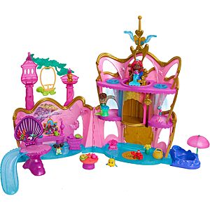 20-Piece Disney Junior Ariel Deluxe Atlantica Palace Playset and 4" Figures, Lights and Sounds $29.50 + Free S&H w/ Walmart+ or on $35+