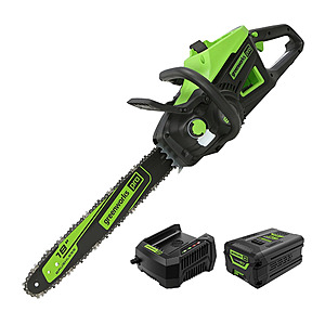 Greenworks 60V 18" Cordless Chainsaw w/ 4.0Ah Battery & Charger $176.38 + Free Shipping