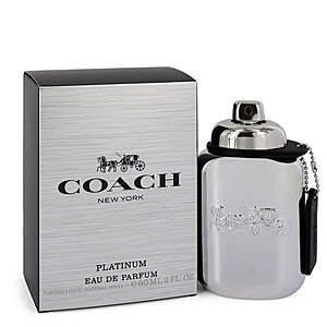 2-Oz Coach Platinum Eau de Parfum Cologne Spray for Men .45