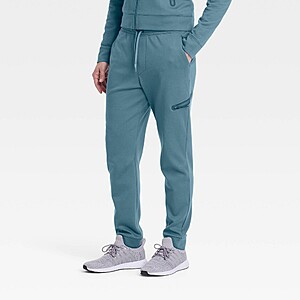 Men's  All In Motion Ponte Jogger Pants (Afternoon Blue; Sizes S, M, XXL, 2XL) $15 + Free Shipping w/ Target 360, Circle Card, or on $35+