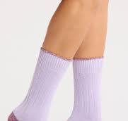 Nordstrom Women's Wide Rib Boot Socks (Purple Petal) $3.60 & More + Free Shipping