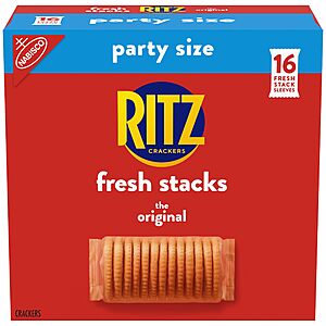 23.7-Oz Party Size RITZ Fresh Stacks Original Crackers 2 for .65 w/ Subscribe & Save