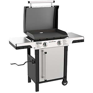 Blackstone ProSeries 2-Burner 22" Propane Omnivore Griddle with Dual Side Shelves $197 + Free Shipping